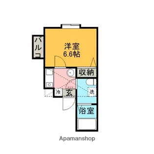 ソレイユⅠ【1階】の間取り