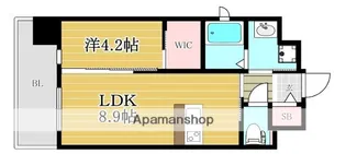 LA FASE GRANVIA博多【6階】の間取り