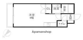 アーバンパーク天神東【8階】の間取り