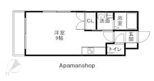 アーバンパーク天神東【9階】の間取り