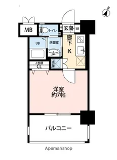 サヴォイ ル・カサブランカ【4階】の間取り