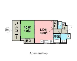 SY祇園ビル【7階】の間取り