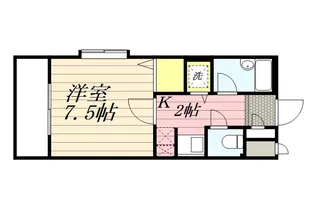 プレデュパルク壱番館【3階】の間取り