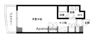 県庁前シティピアエクセル30【10階】の間取り