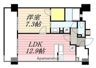 willDo中洲【15階】の間取り
