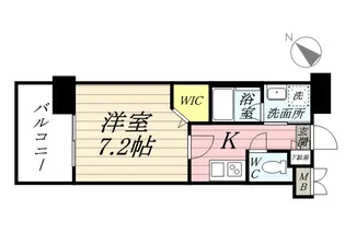 福岡県福岡市博多区奈良屋町【マンション】の間取り
