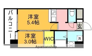 エンクレスト博多駅前ART【3階】の間取り
