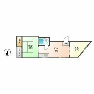 ハビタス21赤坂【3階】の間取り