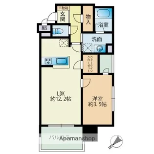 RJRプレシア大橋駅前【12階】の間取り