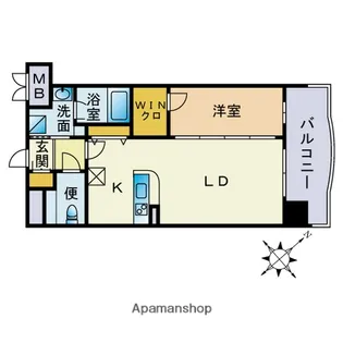 RUSSIE博多駅南【7階】の間取り
