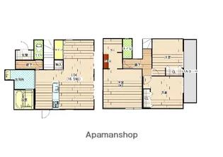 福岡県福岡市南区南大橋2丁目【一戸建】の間取り