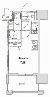 福岡県福岡市中央区白金1丁目【マンション】の間取り