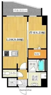 ベルセレーノ大橋【5階】の間取り