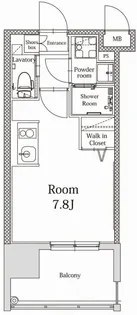 福岡県福岡市中央区白金1丁目【マンション】の間取り