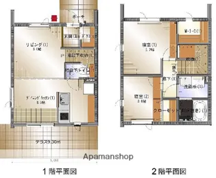 エルコム筑紫丘Ⅱ【1階】の間取り