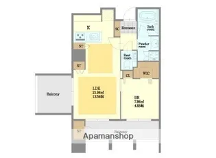 RE BLDG【8階】の間取り