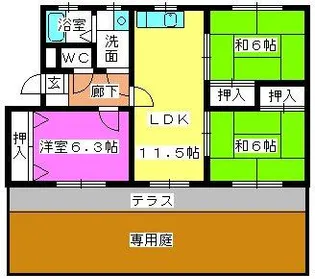 第二吉村ビル【1階】の間取り