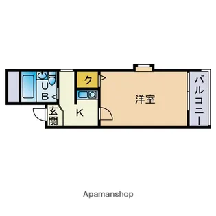 福岡県福岡市博多区那珂1丁目【マンション】の間取り
