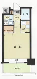 福岡県福岡市中央区今泉2丁目【マンション】の間取り