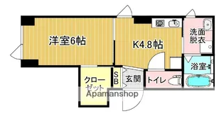 グリーン・ヒルズ【4階】の間取り