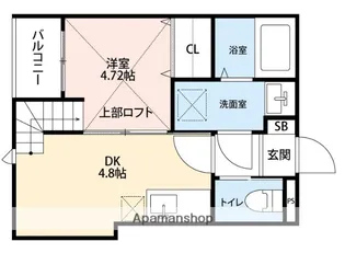 ルノーア寺塚【2階】の間取り