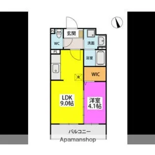 ソフィアトクナガ3【1階】の間取り