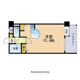サンセーヌ大名【5階】の間取り