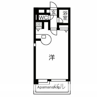 福岡県福岡市中央区大名1丁目【マンション】の間取り