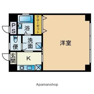 プレジール大濠公園【3階】の間取り