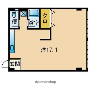 荒木ビル【5階】の間取り
