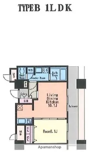 KDXレジデンス大濠ハーバービュータワー【12階】の間取り