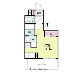 MODERNPALAZZO大濠スクエア【2階】の間取り