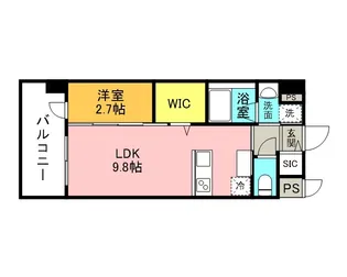 QUINTET MINAMI FUKUOKA【3階】の間取り