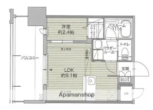 グランフォーレ博多ウォーターフロント【13階】の間取り