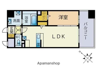 LIAISON博多駅東【2階】の間取り