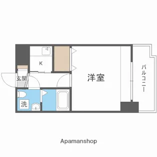 エステートモア・西公園【11階】の間取り