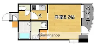 ラフォーレ西公園【6階】の間取り