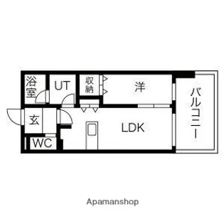 YAKUIN SQUARE【12階】の間取り