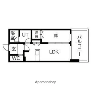 YAKUIN SQUARE【9階】の間取り