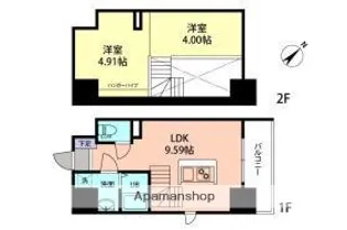 ModernPalazzo天神東グランM【11階】の間取り