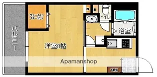 ゆたかビル【2階】の間取り