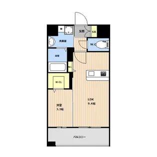 VALENTIA天神東【1003号室】の間取り
