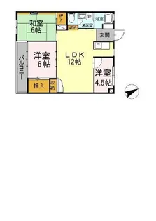 成吉ビル【2階】の間取り