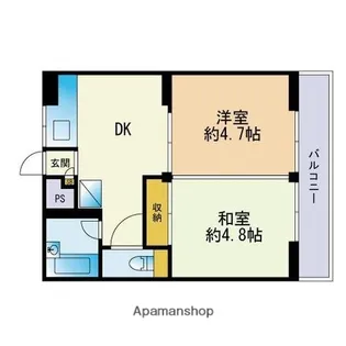 ファミュKⅠ【2階】の間取り