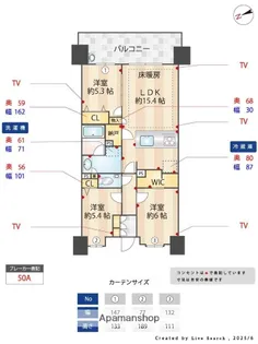 ブライトクロス博多EAST【2階】の間取り