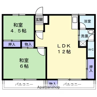 長尾ビル【2階】の間取り