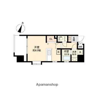 福岡県福岡市中央区警固1丁目【マンション】の間取り