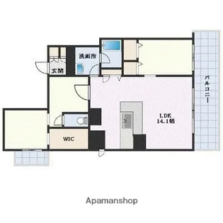 シャーメゾン博多駅南【3階】の間取り