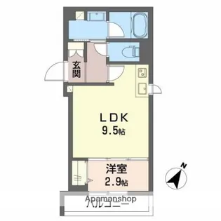 シャーメゾン日赤通り【3階】の間取り