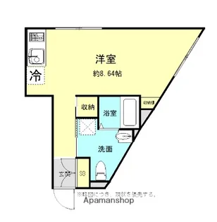 ラシックランテ平和【1階】の間取り